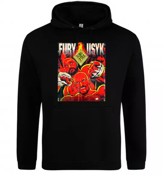 Женская толстовка (худи) Usyk Fury Черный фото