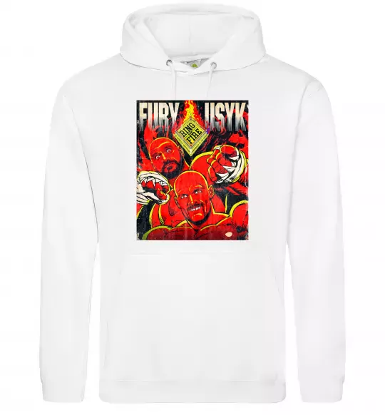 Женская толстовка (худи) Usyk Fury Белый фото