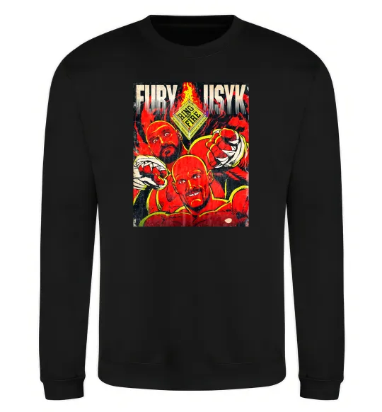 Світшот Usyk Fury Чорний фото