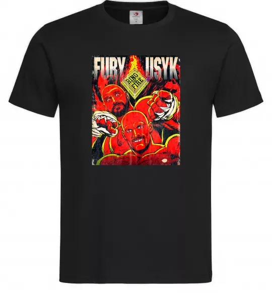 Мужская футболка Usyk Fury Черный фото