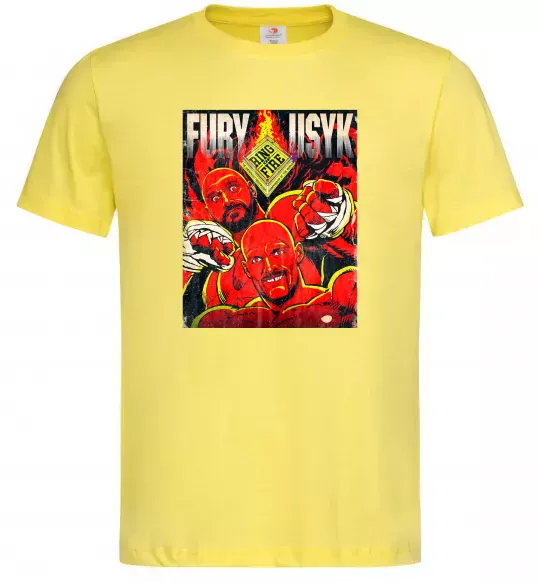 Мужская футболка Usyk Fury Лимонный фото