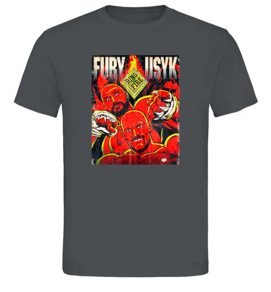 Мужская футболка Usyk Fury Графит фото