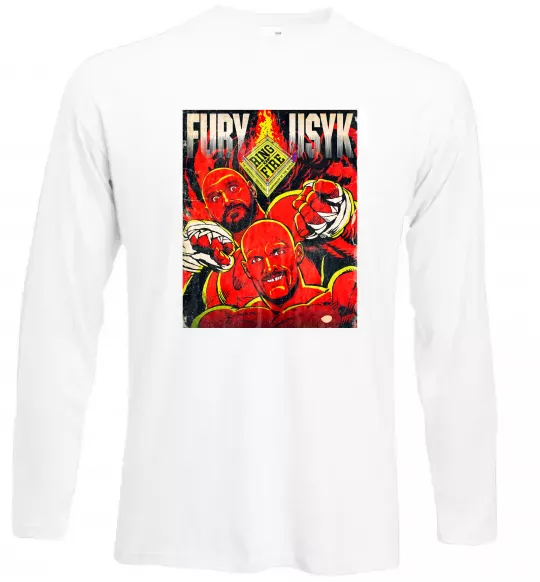 Лонгслив Usyk Fury Белый фото
