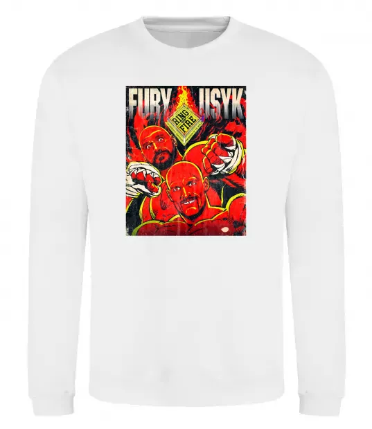 Свитшот Usyk Fury Белый фото