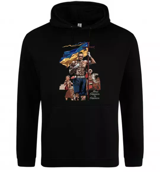 Жіноча толстовка (худі) From Stength-to Strength Чорний фото