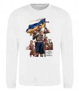 Світшот From Stength-to Strength Білий фото