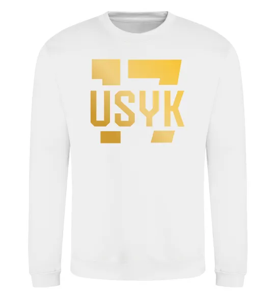 Світшот Usyk Білий фото