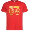 Мужская футболка Usyk Красный фото