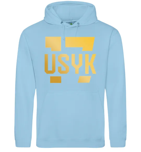 Жіноча толстовка (худі) Usyk Блакитний фото