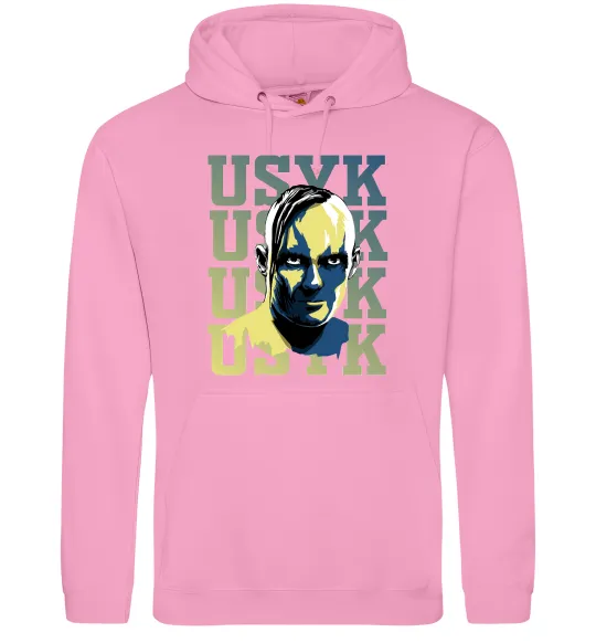 Женская толстовка (худи) Usyk art Розовый фото
