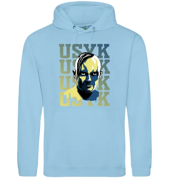 Женская толстовка (худи) Usyk art Голубой фото