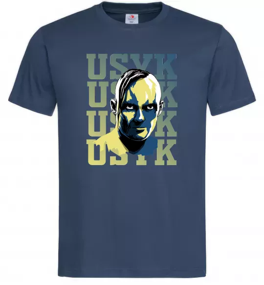 Мужская футболка Usyk art Темно-синий фото