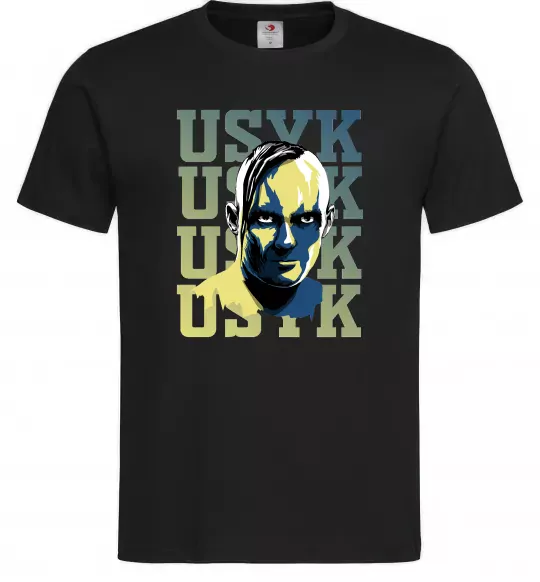 Мужская футболка Usyk art Черный фото