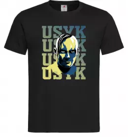 Мужская футболка Usyk art Черный фото