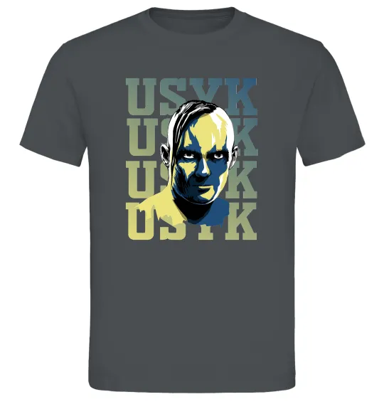Мужская футболка Usyk art Графит фото