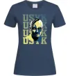 Жіноча футболка Usyk art Темно-синій Жіноча футболка Usyk art Темно-синій фото