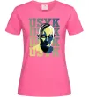 Жіноча футболка Usyk art Яскраво-рожевий Жіноча футболка Usyk art Яскраво-рожевий фото