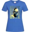 Жіноча футболка Usyk art Яскраво-синій Жіноча футболка Usyk art Яскраво-синій фото