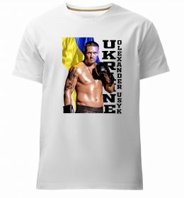 Мужская премиум футболка Usyk Ukraine Мужская премиум футболка Usyk Ukraine