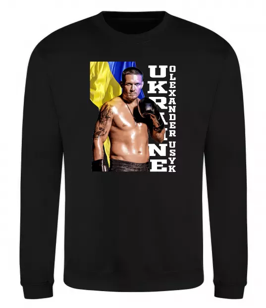 Свитшот Usyk Ukraine Черный фото