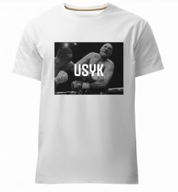 Чоловіча преміум футболка Усик проти Ф'юрі