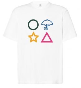 Футболка Оверсайз Гра в кальмара фігури