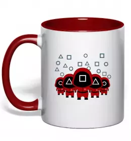 Чашка с цветной ручкой