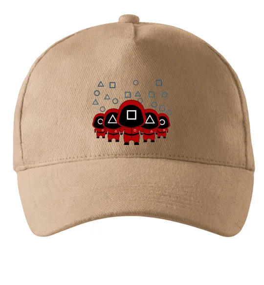 Кепка Гра в кальмара солдати Песочный фото