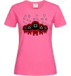 Жіноча футболка Гра в кальмара солдати Яскраво-рожевий Жіноча футболка Гра в кальмара солдати Яскраво-рожевий фото