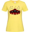 Жіноча футболка Гра в кальмара солдати Лимонний Жіноча футболка Гра в кальмара солдати Лимонний фото