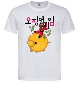 Мужская футболка Гра в кальмара квадрат скарбничка