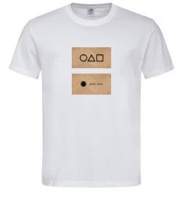 Чоловіча футболка Гра в кальмара візитка Чоловіча футболка Гра в кальмара візитка