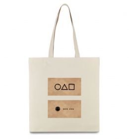 Эко-сумка Гра в кальмара візитка Эко-сумка Гра в кальмара візитка