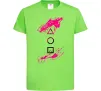 Дитяча футболка Гра в кальмара Лаймовий Дитяча футболка Гра в кальмара Лаймовий фото