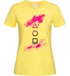 Жіноча футболка Гра в кальмара Лимонний фото