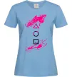 Жіноча футболка Гра в кальмара Блакитний фото