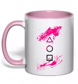 Чашка с цветной ручкой Squid game 120 Зеленый фото