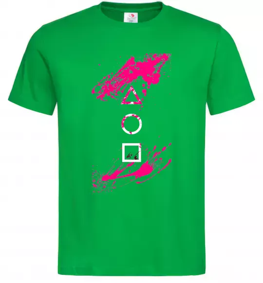 Чоловіча футболка Гра в кальмара Зелений фото