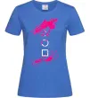 Жіноча футболка Гра в кальмара Яскраво-синій фото