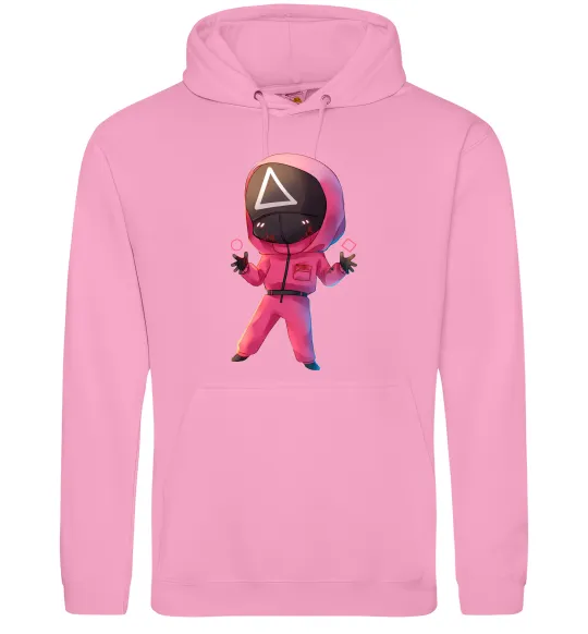 Женская толстовка (худи) Squid game трикутник Розовый фото