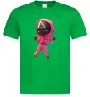 Чоловіча футболка Squid game трикутник Зелений фото
