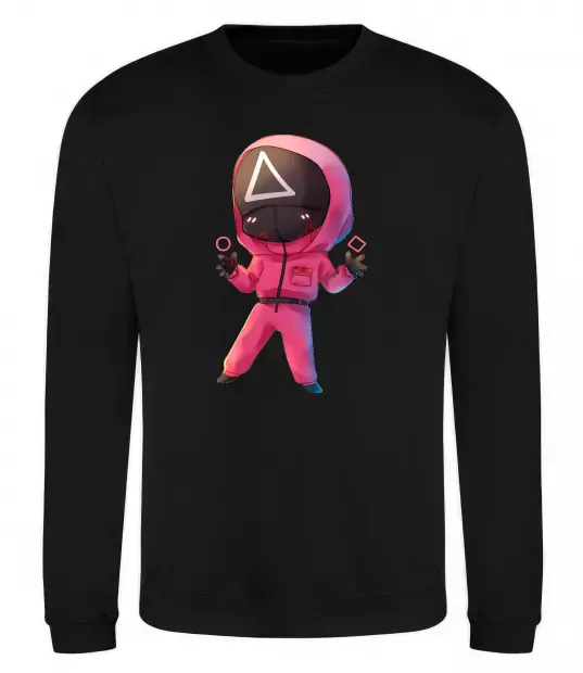 Свитшот Squid game трикутник Черный фото