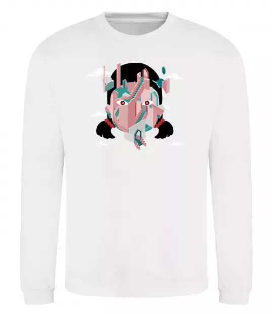 Світшот Squid game сходи Білий фото