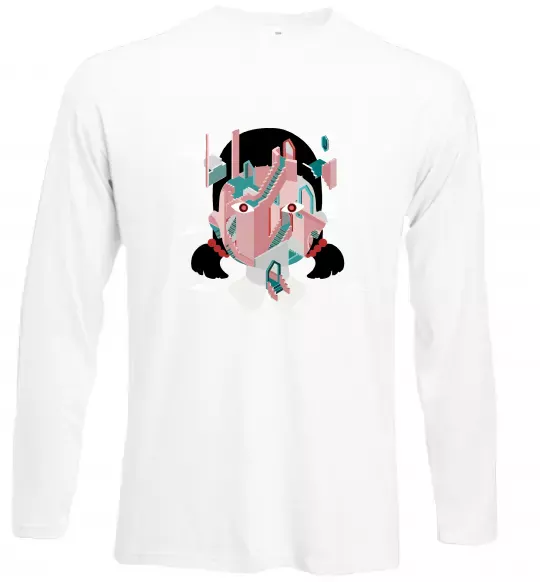 Лонгслив Squid game сходи Белый фото