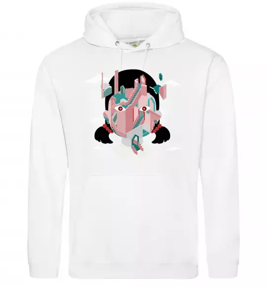 Женская толстовка (худи) Squid game сходи Белый фото