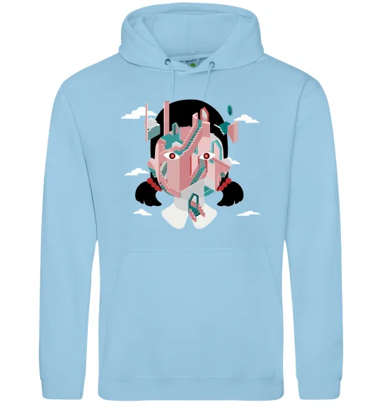 Жіноча толстовка (худі) Squid game сходи Блакитний фото