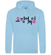 Жіноча толстовка (худі) Squid game logo Блакитний фото
