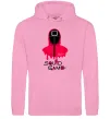 Жіноча толстовка (худі) Squid game квадрат Рожевий Жіноча толстовка (худі) Squid game квадрат Рожевий фото