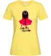 Жіноча футболка Squid game квадрат Лимонний фото