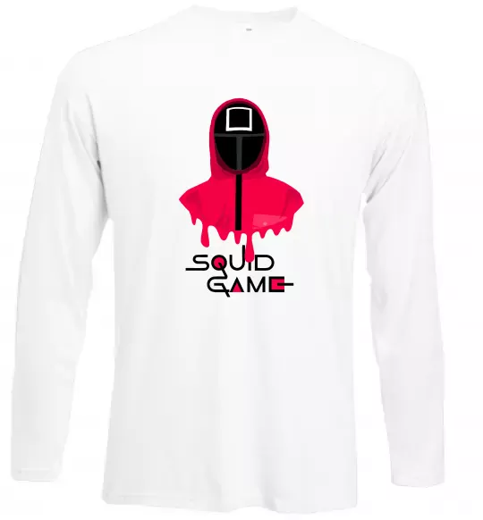 Лонгслив Squid game квадрат Белый фото